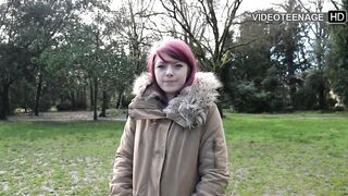 Cute 18 Year Petite Chipie Is Posing in Lingerie