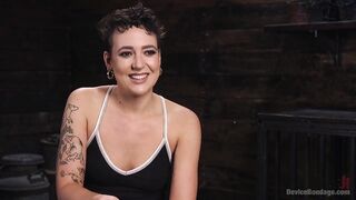 Sex Serf Lilith Luxe Abused with Head Shaving and Orgasms