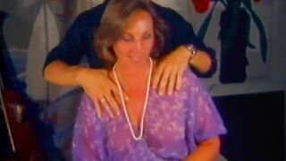 Lusty MILF with Hawt Body Slurps and Strokes Bulky Rod on Zebra Skin Couch