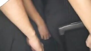 Hitomi drilled on the bus (censored)