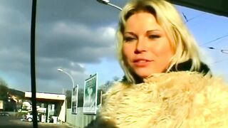 Golden-haired Sucks Rod Then Fingers Her Juicy Twat