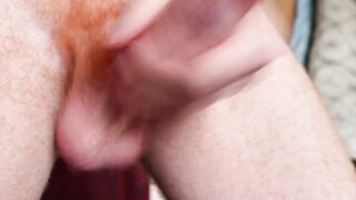 Redhead shoots a Biggest Spunk fountain from his Big Knob