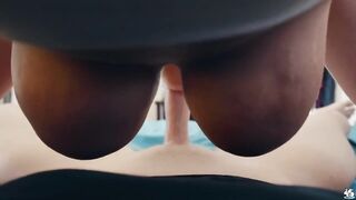 True Amateurs - Amateur Women Shows off Her Big Breasts and Deepthroat Skills