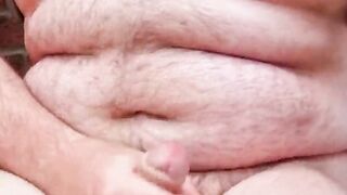 Chubby Homo Quick Stroke Outside