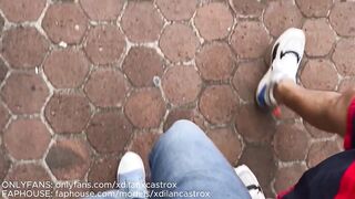 STRAIGHT ROD TAKES OFF THE BANGING-RUBBER WITHOUT ME NOTICING AND CUMS IN MY RECTAL HOLE. LATIN CREAMPIE