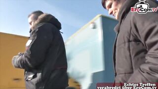 German older milf picked up on street and fucked
