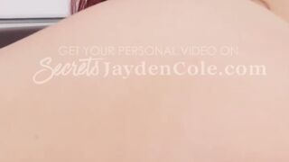 Redhead custom video - Messy talking & Screwing my pink dildo for YOU - Jayden Cole