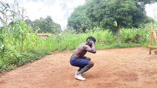 Muscle man train intense ????????