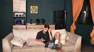 Big-breasted stepmother comforts her stepson after this dude breaks up with his girlfriend