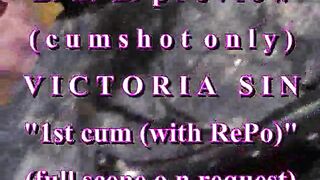 B.B.B.preview Victoria Sin "1st Cum(withRePo)"(ejaculation solely) WMV with SloMo