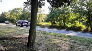 Risky Public Sex with my Nasty Neighbour in the Local Park
