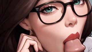Blow Job Teacher - instructions how to properly suck a penis