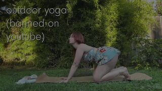 Outdoor Yoga and Stretching with Siri Dahl - Likewise Hot for Youtube