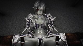 skyrim World of Warcraft Sylvanas's hardcore action