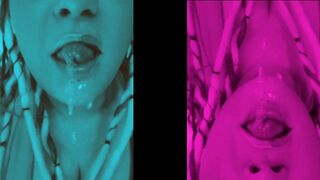 Wank and Slurp with Femdom-goddess Lana CEI Looper for Dumb Dumb Heads