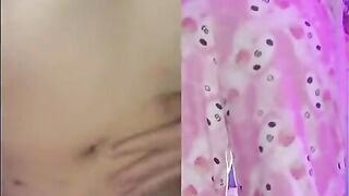 Trans beauty is recorded from two different angles