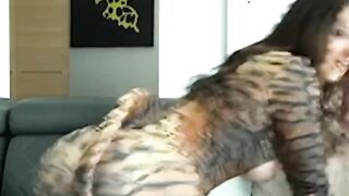 BWC Worshipped by a big bazookas Tigress