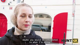 HUNT4K. Is her sexy Pussy worth a fresh car?