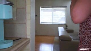 Alina Girl & Kira Perez Bring a Guy to the House trio: Alina Gal was surprised by the stud her friend brought and they had sex together.