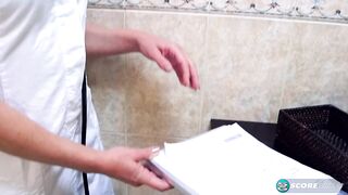 Nurse Charli Shay is an expert at semen collection