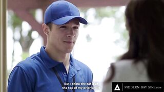 Lonely Housewife Seduces Delivery Dude For Hot Sex