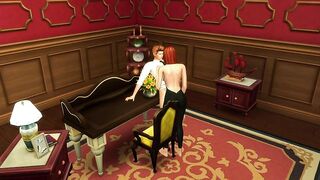 The cameras captured the secretary sucking and fucking her boss. With moans