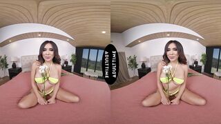 UP CLOSE VR - POV Nice-looking Jena LaRose Wildly Rides Your Jock While Playing With Her Big Tits