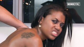 Big Ass Black Hotty Fucked Hard From Behind Whilst She Moans Loud