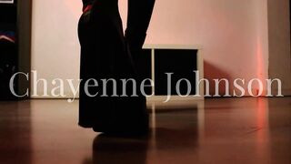 Ebony Domme Chayenne is an oily catgirl who makes you worship her body
