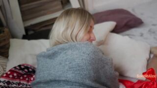 Intimate moments of a real couple's life