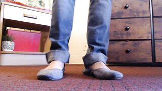 Toe Wiggles Dipping Ballet Flats Obscene