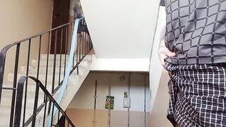 Sucking my penis in the entrance 1
