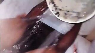 Ebony sexyriita showing her tight body in bathroom, in advance of football match fifa world cup 2026
