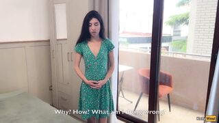 I Fire Babysitter but She Asks Me to Punish Her and I Screw Her on the Balcony