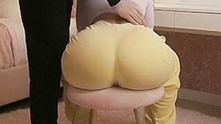 Stepdad Giving Deep Massage to His Small Big Ass Stepdaughter