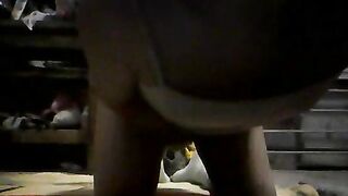 Homo tgirl me with a lewd nalgona