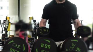 I did a gym workout and then called over an Asian Tinder beauty to screw
