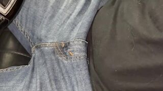 Jerking Him Off in Car and Sucking Knob
