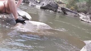 Biggest Day Bare Hiking Swimming & Fucking