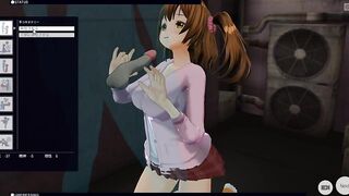 [CM3D2] - The Idolmaster Hentai, Mirai Kasuga Bangs After Performance