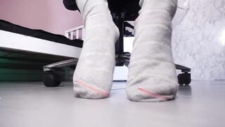 Colombian BBW Dominant Gal S&M Foot Worship Show