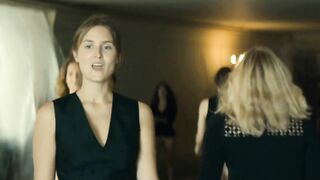 French cuties show their snatch during casting call audtion (En Moi 2016 movie scene) Pussy display