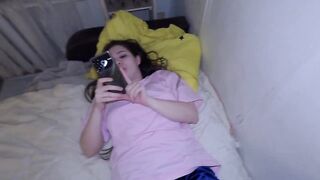 Stepsister Fights Boredom with Her Pussy