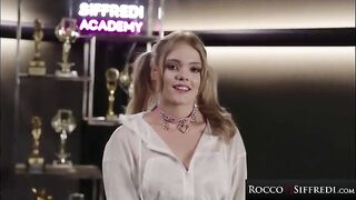 ROCCO SIFFREDI - Golden-haired Student Railed By Teacher's Huge Shlong