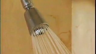 Sexy sweetheart gives head in the shower before getting banged