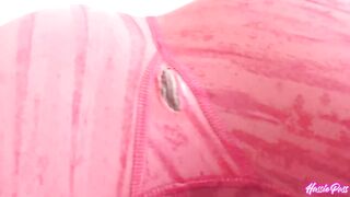 Liv Wild Enjoys Masturbating With A Sex-toy Whilst Wearing Her Pants On!