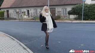 BangVan - French Sweetheart Jade Jador Helps Out Busty RV Driver Jennifer Mendez
