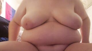Teen BBW Plays While BF Away