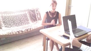 Fucking in the office room with my boss - part 1