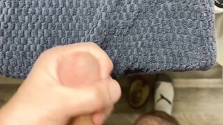 POV: Draining the remainder of my cum out of my balls. 3 orgasm of the day!